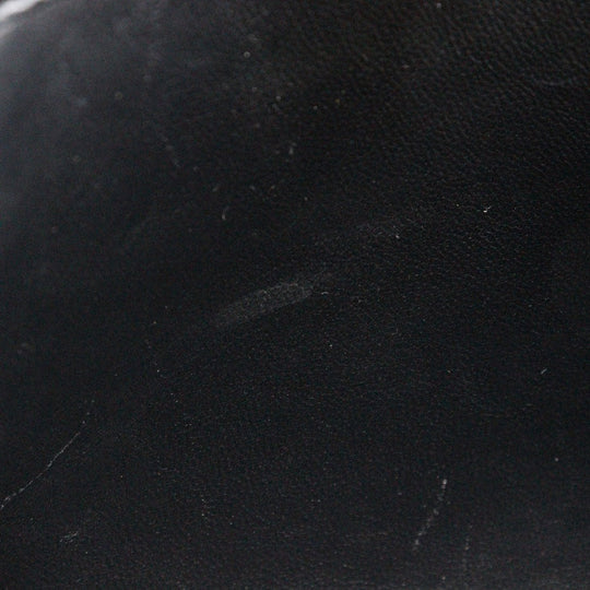 BURBERRY Handbag Calfskin black 2WAYShoulder Embossed Check Women Used Authentic