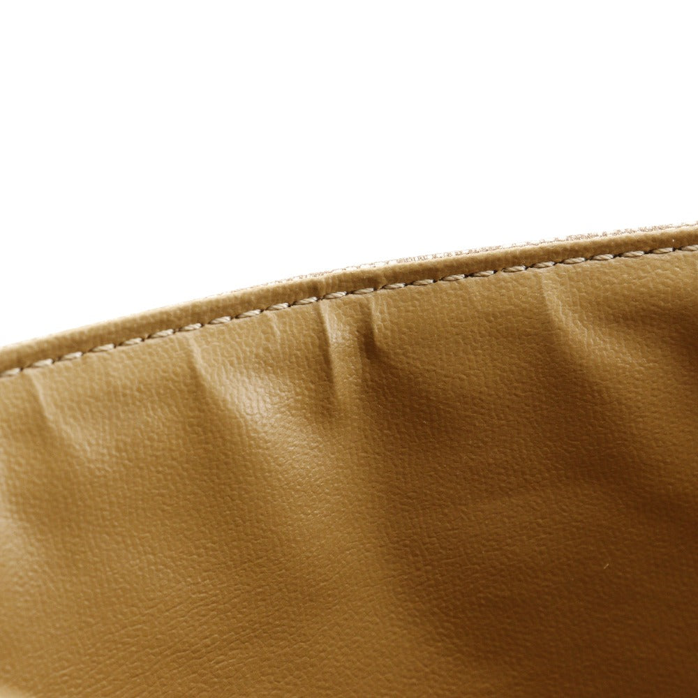 CELINE Shoulder Bag PVC, Leather beige 2-way clutch Macadam Old Celine Women Used Authentic