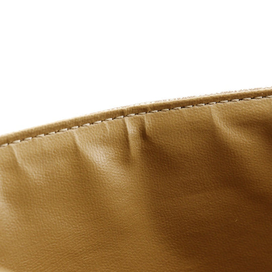 CELINE Shoulder Bag PVC, Leather beige 2-way clutch Macadam Old Celine Women Used Authentic