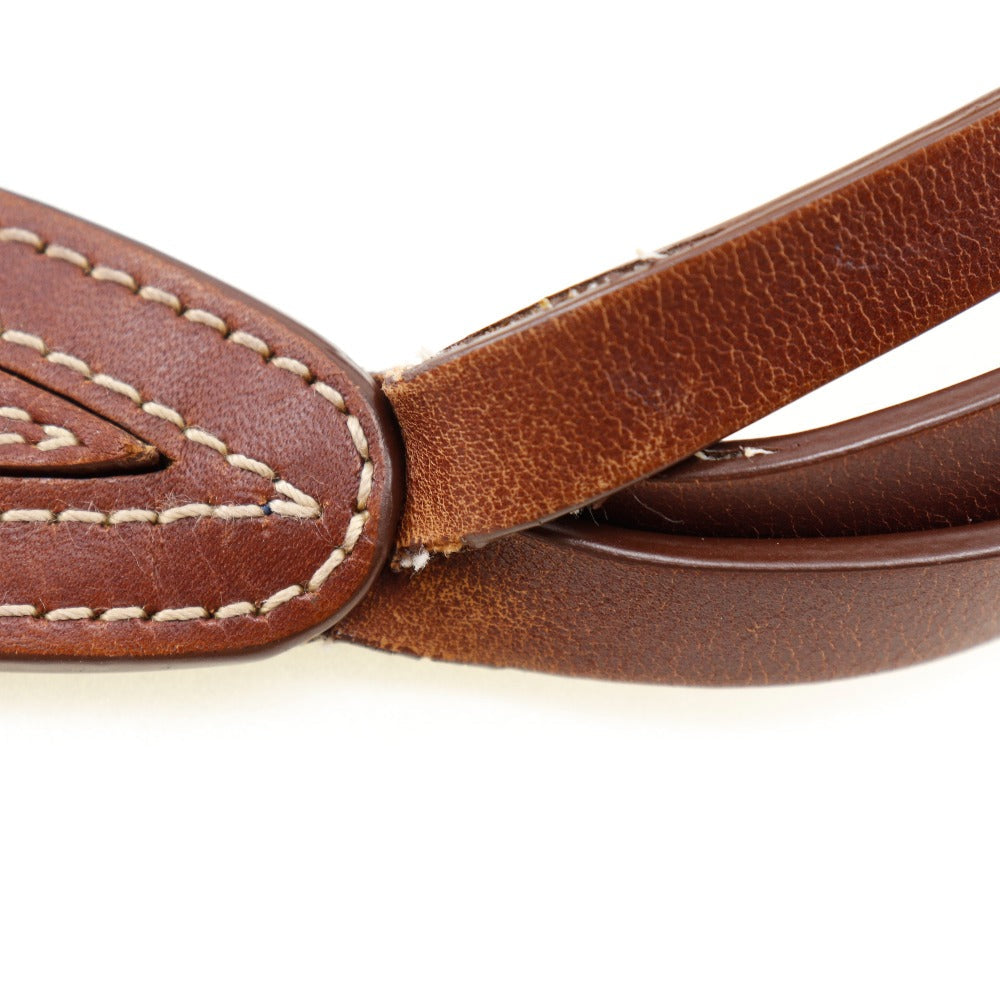 CELINE Tote Bag canvas black logo Women Used Authentic