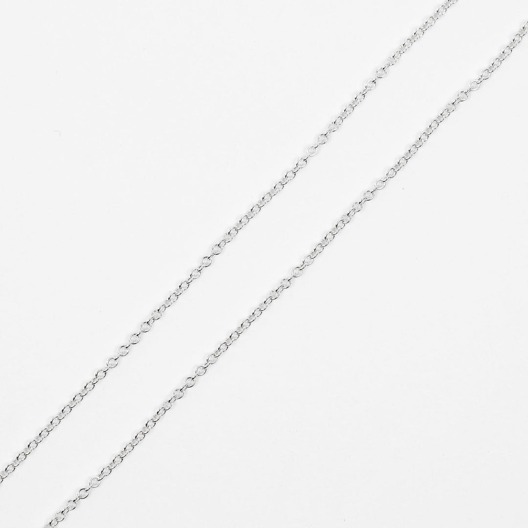 TIFFANY&Co. Necklace Silver925, 1P diamond Silver Loving heart Women Used Authentic