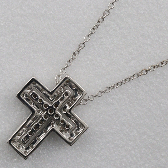 Damiani Necklace K18 White Gold, Diamond Clear, Silver Belle Epoque XXS Women(Unisex) Used Authentic