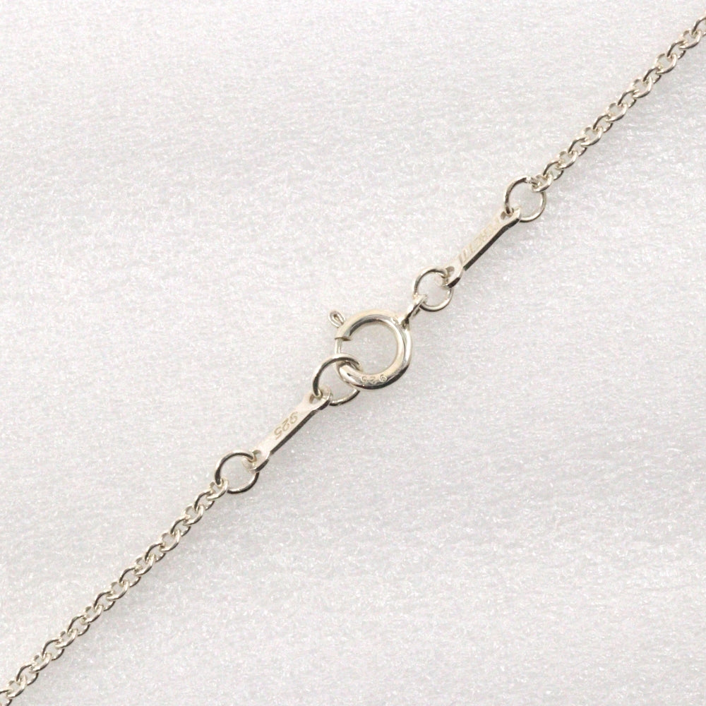 TIFFANY&Co. Necklace Silver925 Silver Elsa Peretti Open Heart Large Women Used Authentic