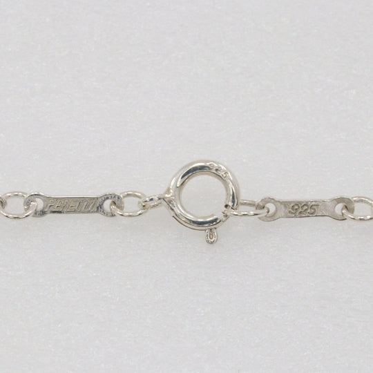 TIFFANY&Co. Necklace Silver925 Silver Elsa Peretti Open Heart Large Women Used Authentic