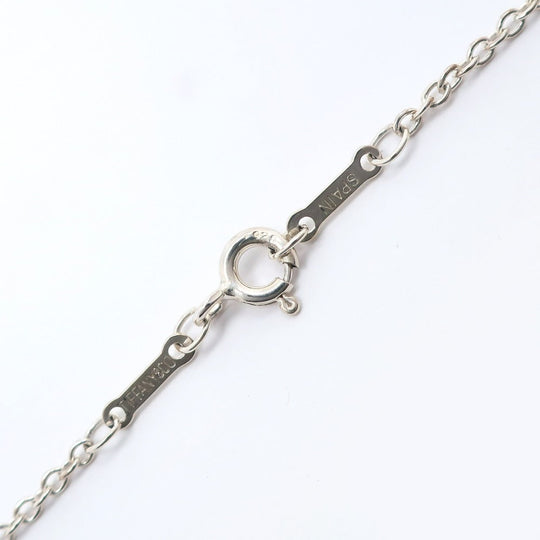 TIFFANY&Co. Necklace Silver925 Silver Elsa Peretti Open Heart Large Women Used Authentic