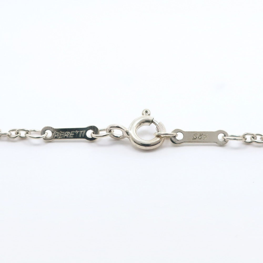 TIFFANY&Co. Necklace Silver925 Silver Elsa Peretti Open Heart Large Women Used Authentic
