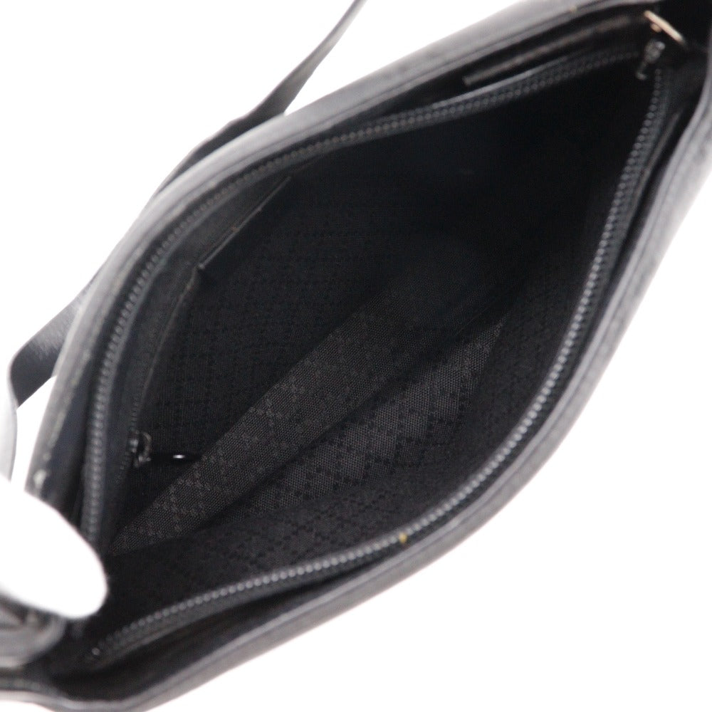GUCCI Shoulder Bag 1998 GG nylon black one belt Women Used Authentic