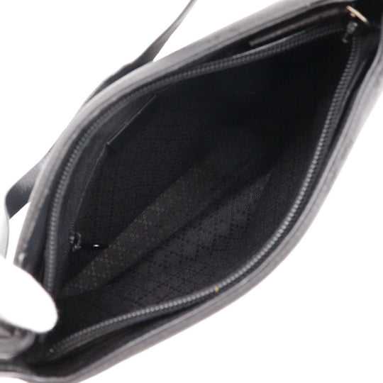 GUCCI Shoulder Bag 1998 GG nylon black one belt Women Used Authentic