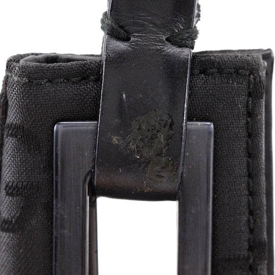 GUCCI Shoulder Bag 1998 GG nylon black one belt Women Used Authentic