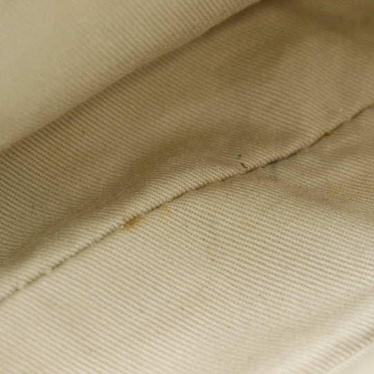 BURBERRY Shoulder Bag canvas off white one belt Women Used Authentic