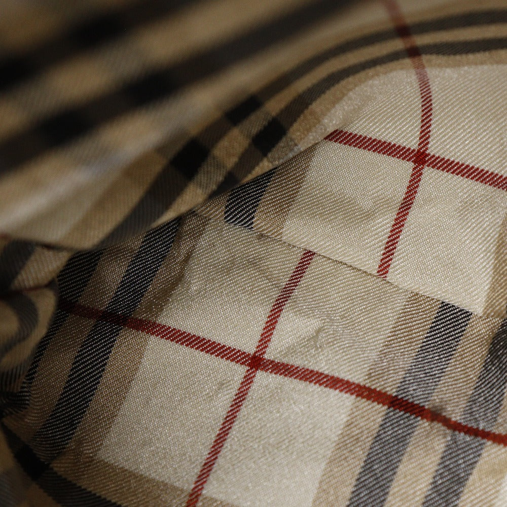 BURBERRY BLUE LABEL Shoulder Bag wool beige knit Women Used Authentic