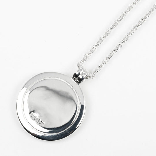 TIFFANY&Co. Necklace Silver925, K18 Yellow Gold Silver T & C coin Women Used Authentic