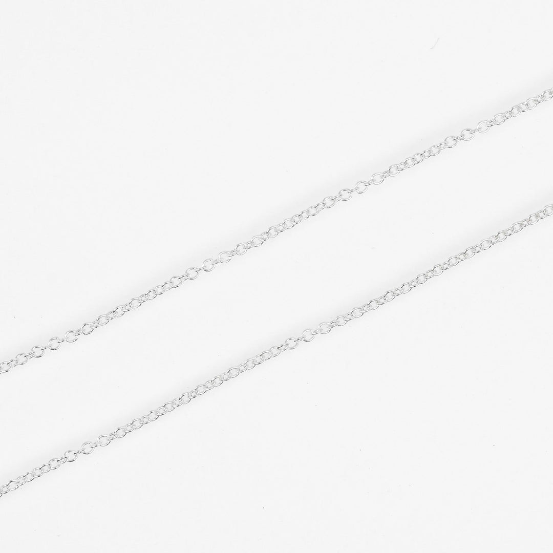 TIFFANY&Co. Necklace Silver925, Rubedo Metal Silver 1837 Interlocking Circle Women(Unisex) Used Authentic