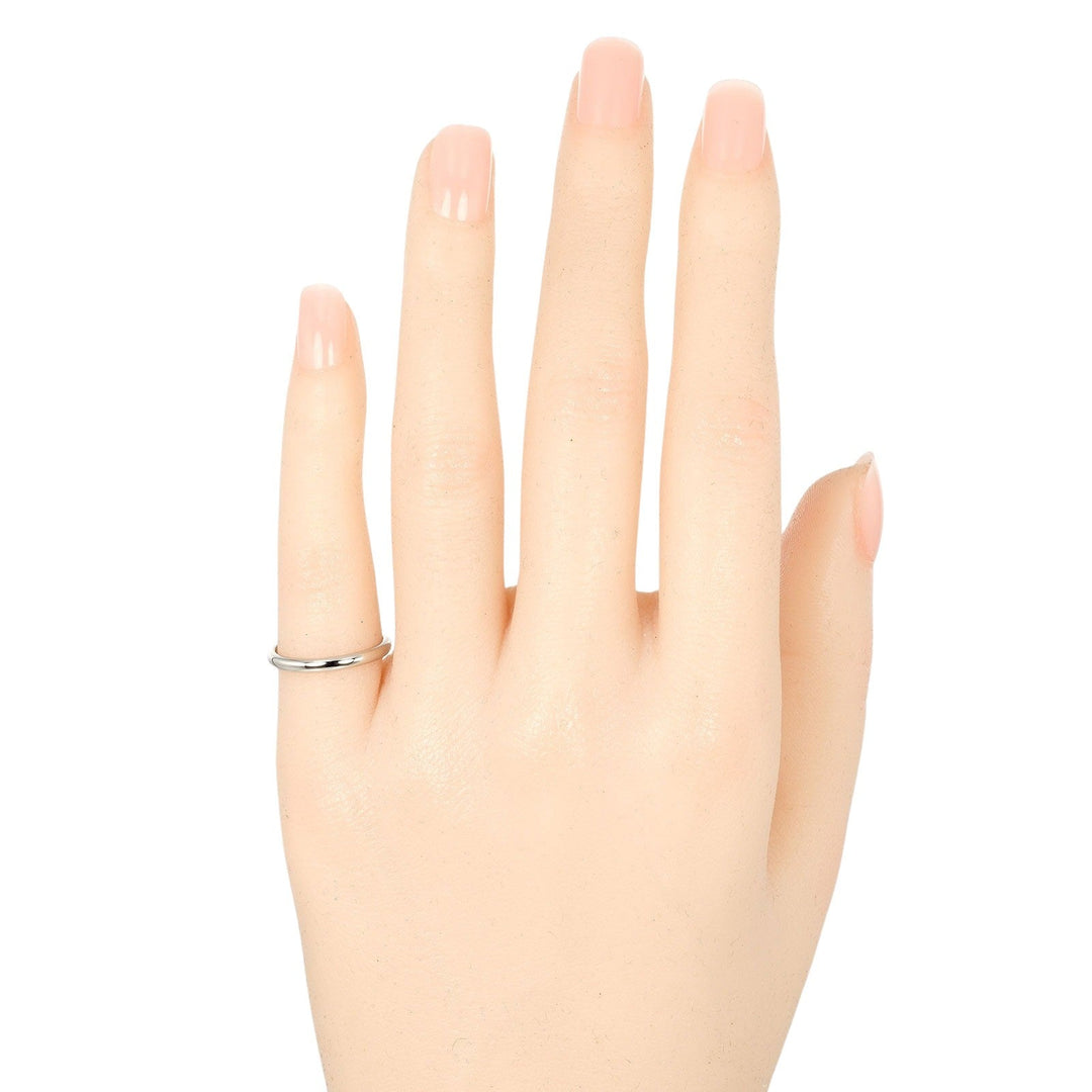 CARTIER Ring Pt950Platinum Silver 1895 wedding Women 47 Used Authentic