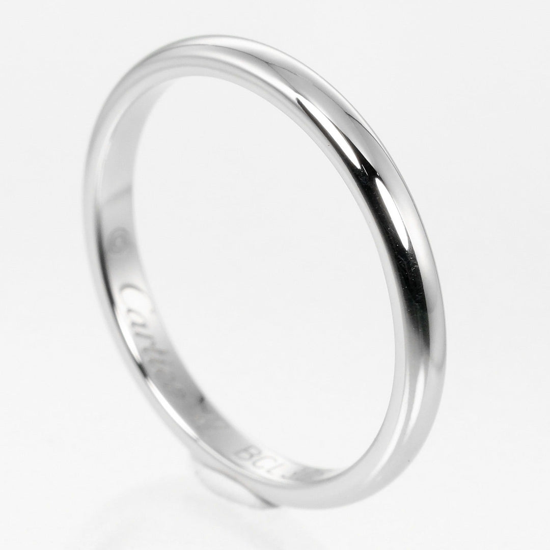 CARTIER Ring Pt950Platinum Silver 1895 wedding Women 47 Used Authentic