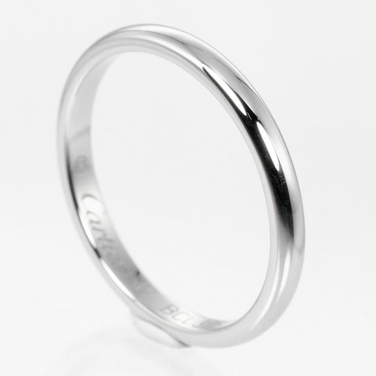 CARTIER Ring Pt950Platinum Silver 1895 wedding Women 47 Used Authentic