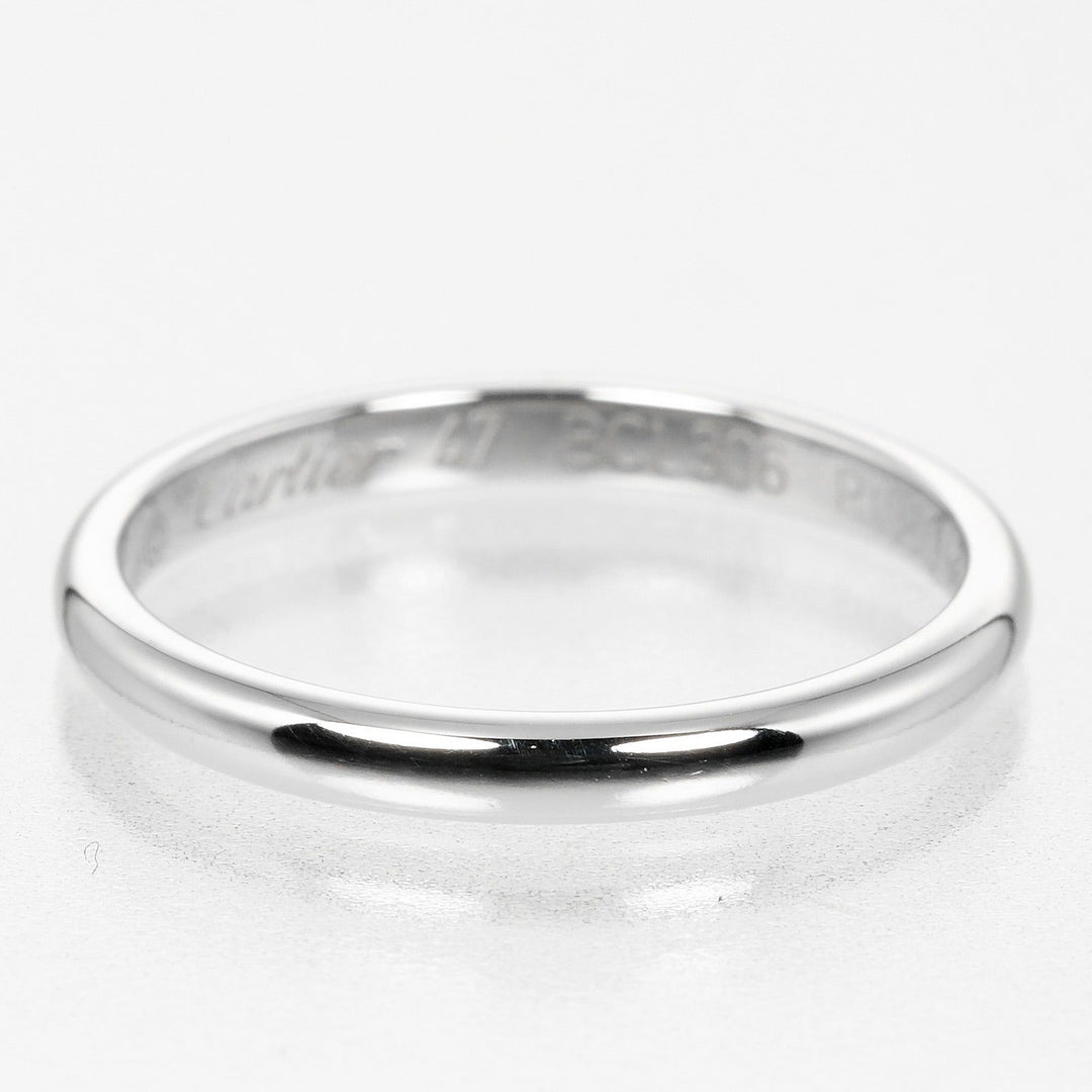 CARTIER Ring Pt950Platinum Silver 1895 wedding Women 47 Used Authentic