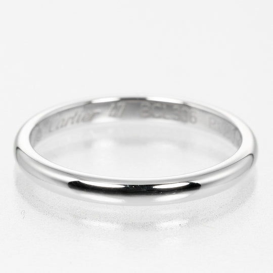 CARTIER Ring Pt950Platinum Silver 1895 wedding Women 47 Used Authentic
