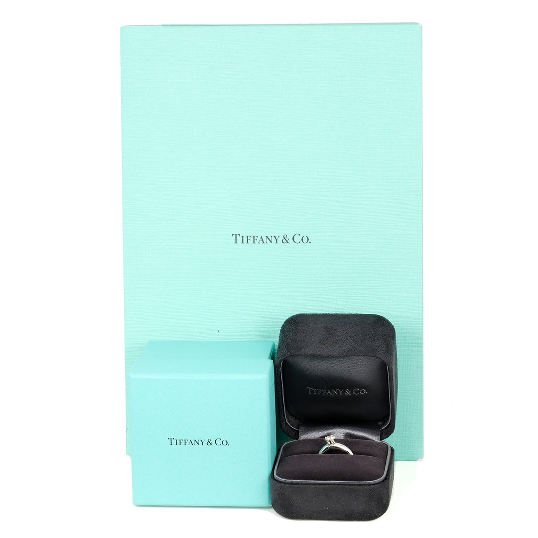 TIFFANY&Co. Ring 0.53ct VS1/I/3EX Pt950Platinum, Diamond Silver, Clear Solitaire Women Used Authentic
