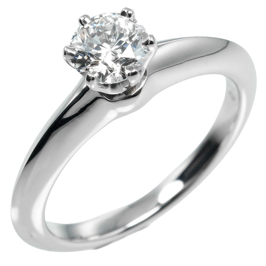TIFFANY&Co. Ring 0.53ct VS1/I/3EX Pt950Platinum, Diamond Silver, Clear Solitaire Women Used Authentic
