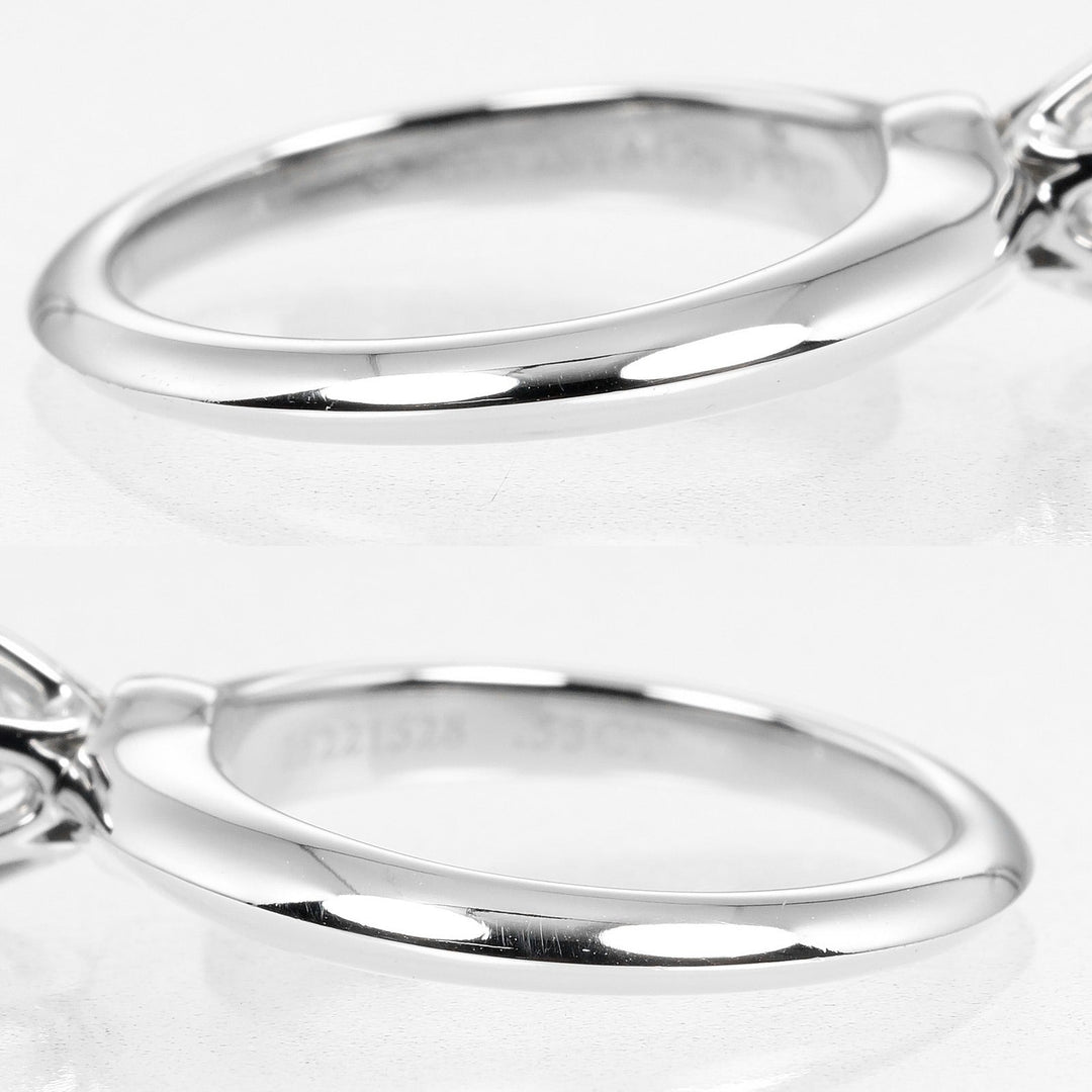 TIFFANY&Co. Ring 0.53ct VS1/I/3EX Pt950Platinum, Diamond Silver, Clear Solitaire Women Used Authentic