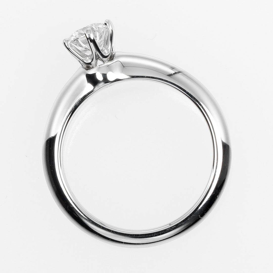 TIFFANY&Co. Ring 0.53ct VS1/I/3EX Pt950Platinum, Diamond Silver, Clear Solitaire Women Used Authentic