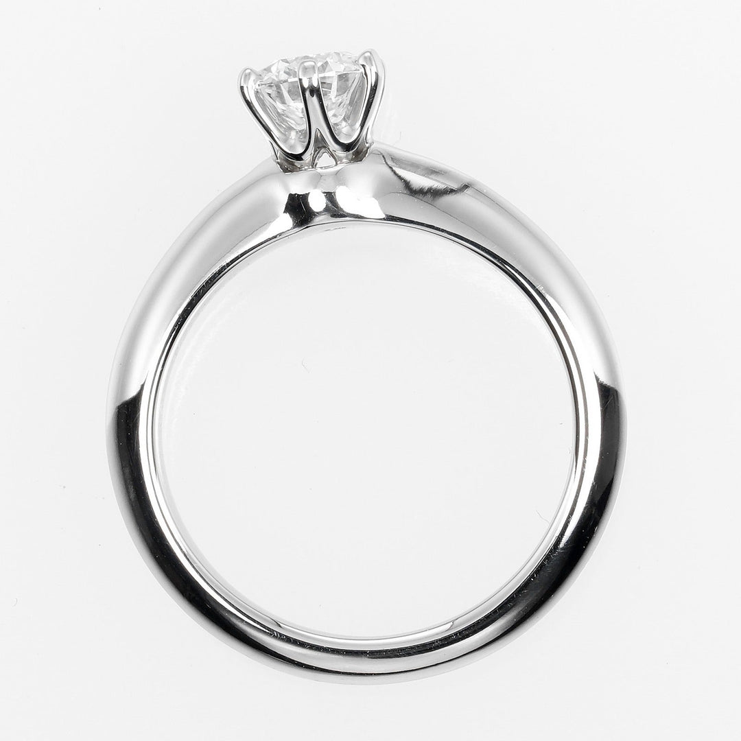 TIFFANY&Co. Ring 0.53ct VS1/I/3EX Pt950Platinum, Diamond Silver, Clear Solitaire Women Used Authentic