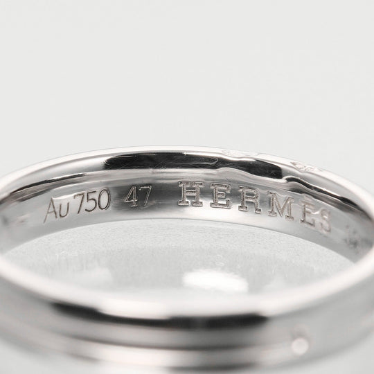 HERMES Ring K18 white gold White gold 2.42g Ann Platt Women Used Authentic