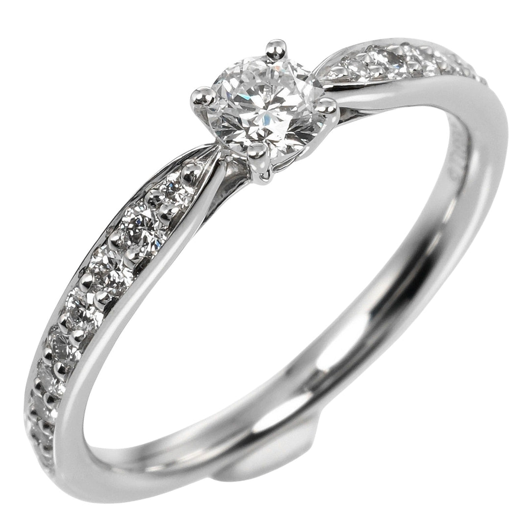 TIFFANY&Co. Ring 0.19ct VVS1/I/3EX Pt950Platinum, Diamond Silver harmony Women Used Authentic