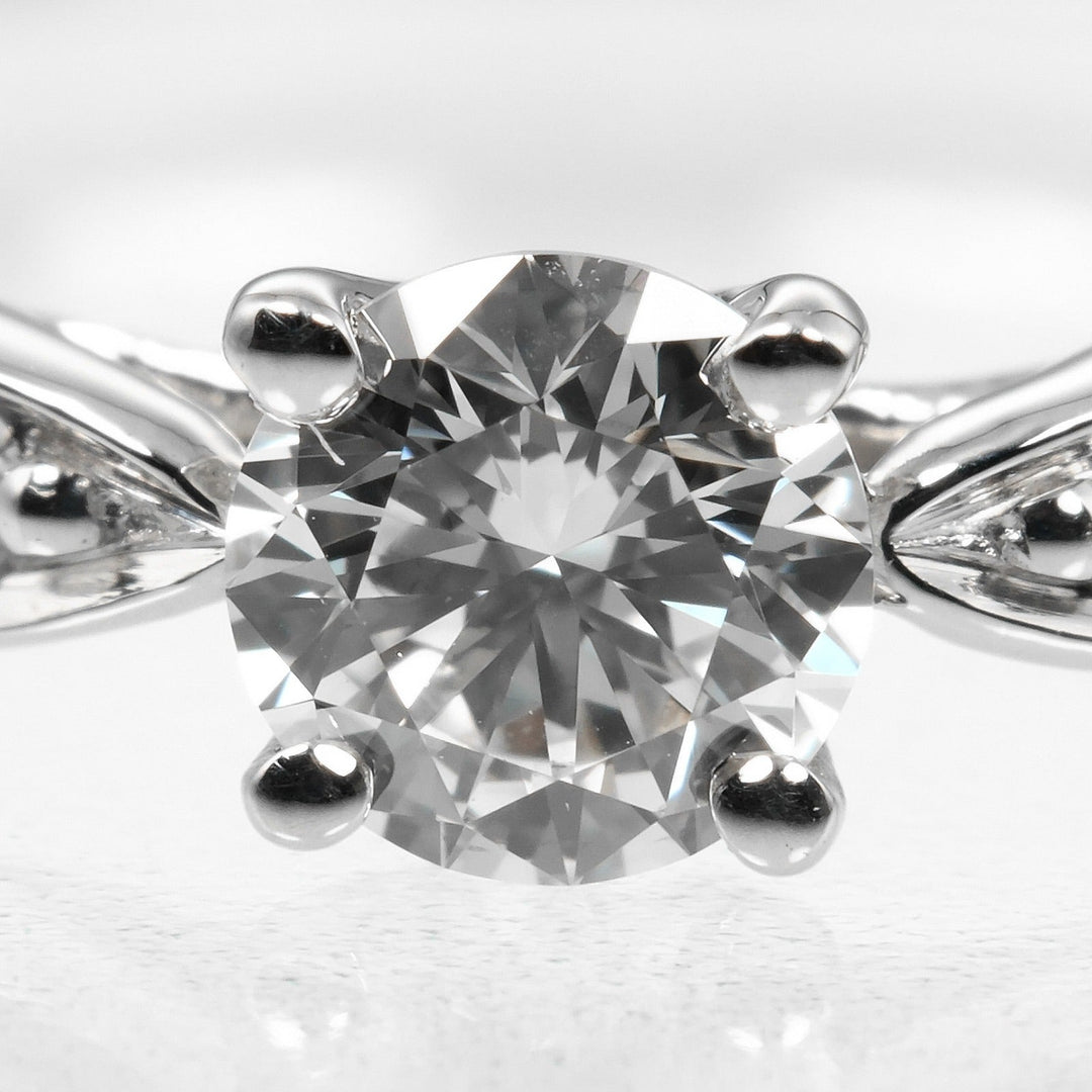 TIFFANY&Co. Ring 0.19ct VVS1/I/3EX Pt950Platinum, Diamond Silver harmony Women Used Authentic