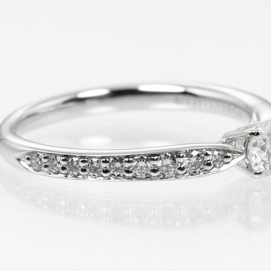 TIFFANY&Co. Ring 0.19ct VVS1/I/3EX Pt950Platinum, Diamond Silver harmony Women Used Authentic