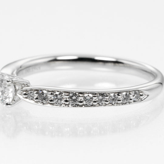 TIFFANY&Co. Ring 0.19ct VVS1/I/3EX Pt950Platinum, Diamond Silver harmony Women Used Authentic