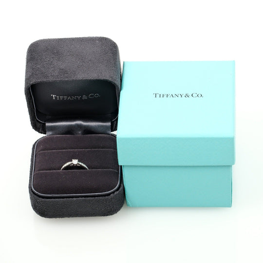 TIFFANY&Co. Ring 0.19ct VVS1/I/3EX Pt950Platinum, Diamond Silver harmony Women Used Authentic