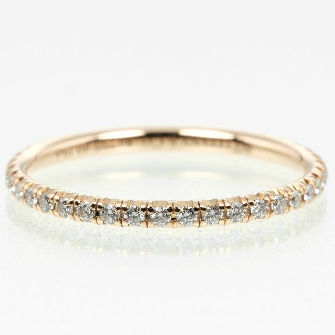 TIFFANY&Co. Ring K18 pink gold, diamond gold Solest Full Eternity Women Used Authentic