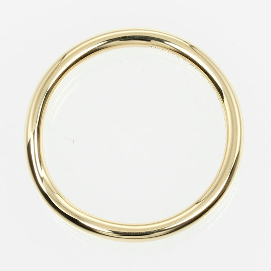 TIFFANY&Co. Ring K18 yellow gold gold 0.1" model Curved band Women Used Authentic