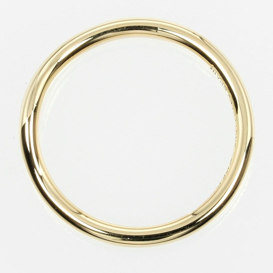 TIFFANY&Co. Ring K18 yellow gold gold 0.1" model Curved band Women Used Authentic