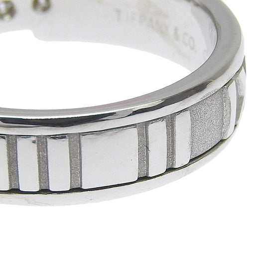 TIFFANY&Co. Ring K18 White Gold, Diamond White gold 3P diamond Atlas Women Used Authentic