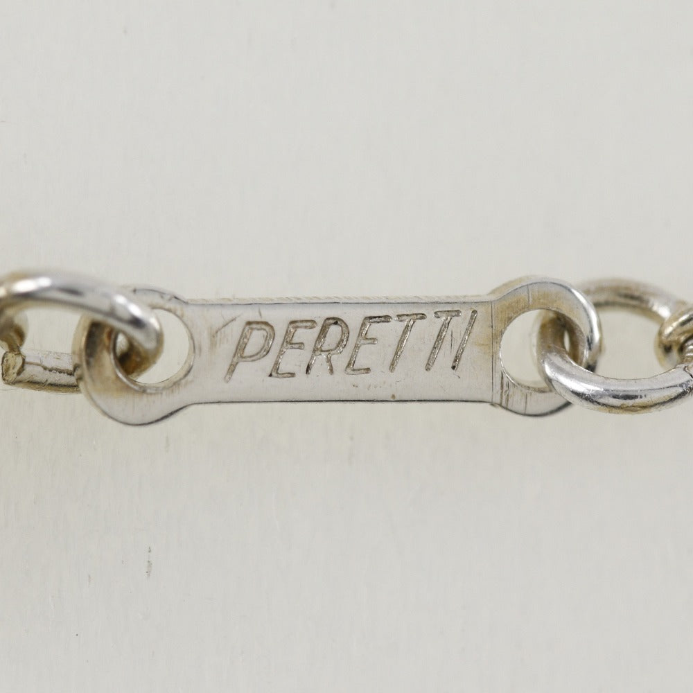 TIFFANY&Co. Necklace Sterling Silver Silver Elsa Peretti Open Heart Large Women Used Authentic