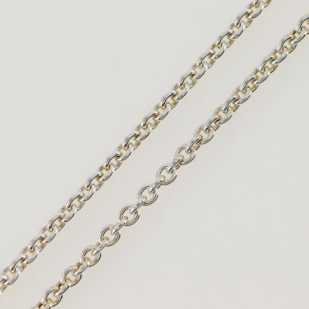 TIFFANY&Co. Necklace Sterling Silver Silver Elsa Peretti Open Heart Large Women Used Authentic