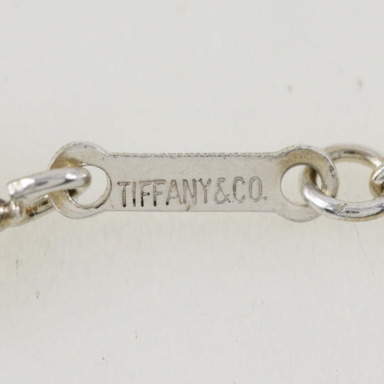 TIFFANY&Co. Necklace Sterling Silver Silver Elsa Peretti Open Heart Large Women Used Authentic