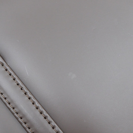 BURBERRY Handbag Calfskin Brown Nova Check box Women Used Authentic