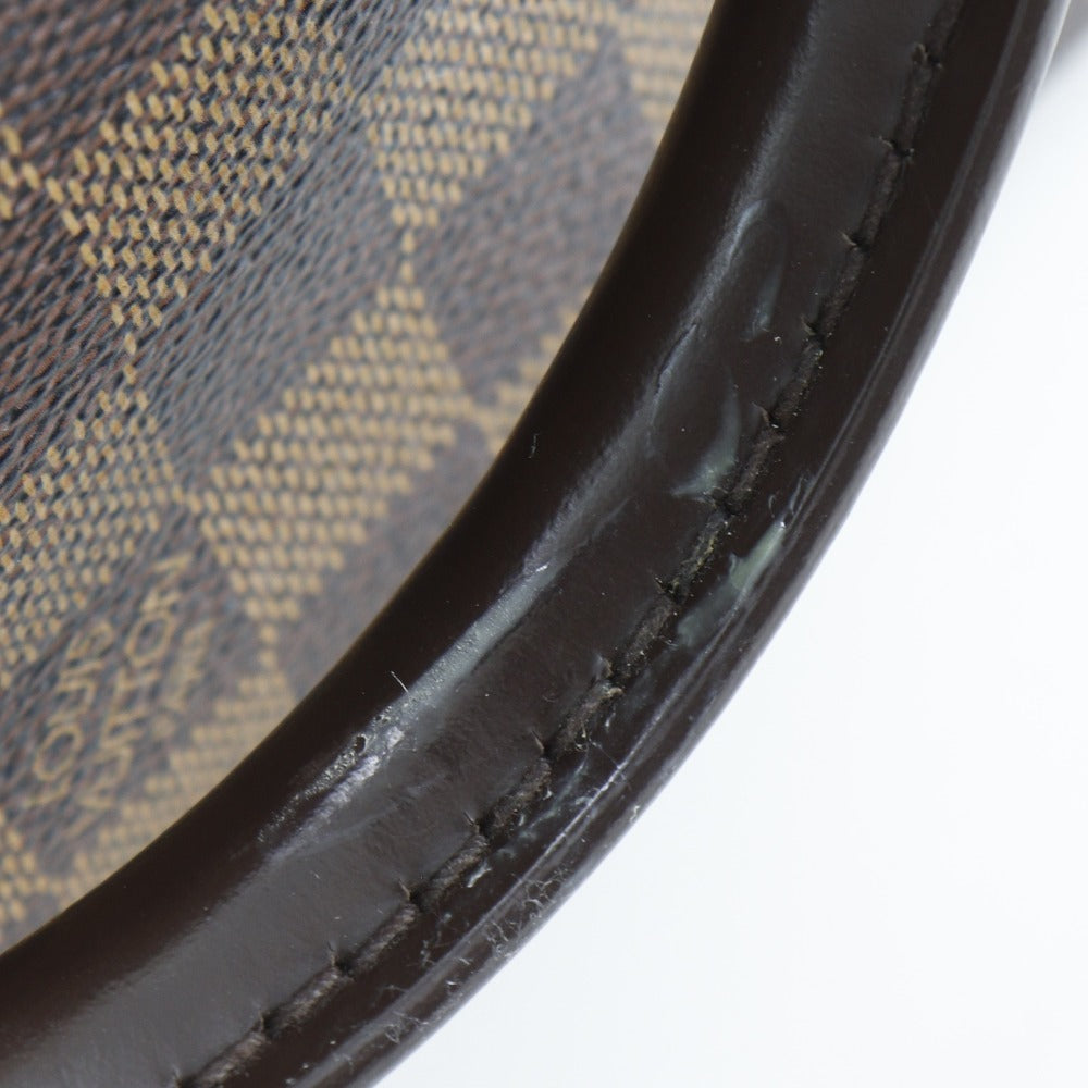 LOUIS VUITTON Tote Bag N51183 Damier canvas Brown Saleya PM Women Used Authentic