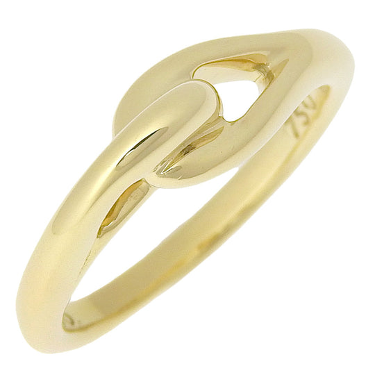 TIFFANY&Co. Ring K18 yellow gold gold knot Women Used Authentic