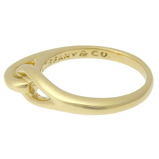 TIFFANY&Co. Ring K18 yellow gold gold knot Women Used Authentic