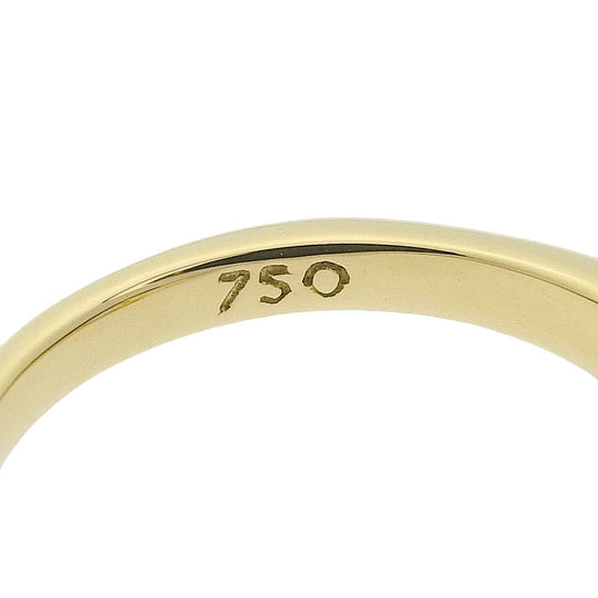 TIFFANY&Co. Ring K18 yellow gold gold knot Women Used Authentic