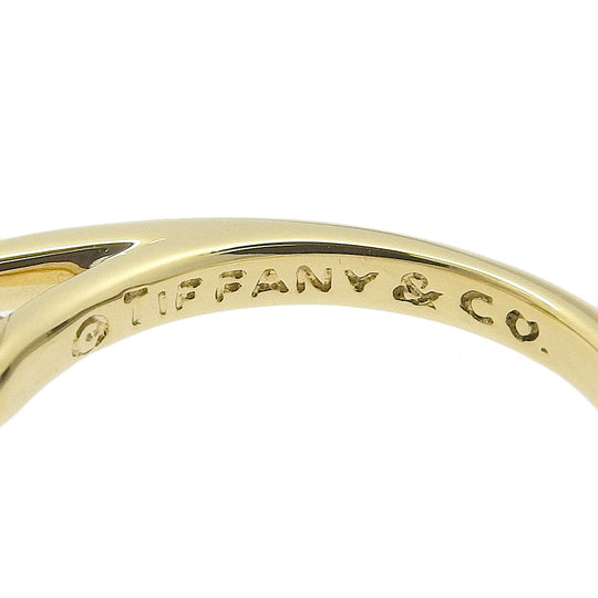 TIFFANY&Co. Ring K18 yellow gold gold knot Women Used Authentic