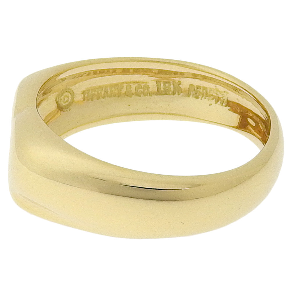 TIFFANY&Co. Ring K18 yellow gold gold Elsa Peretti Full heart Women Used Authentic