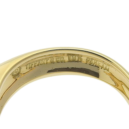 TIFFANY&Co. Ring K18 yellow gold gold Elsa Peretti Full heart Women Used Authentic
