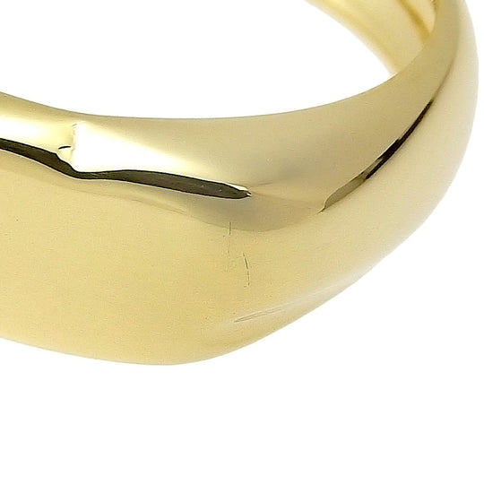 TIFFANY&Co. Ring K18 yellow gold gold Elsa Peretti Full heart Women Used Authentic