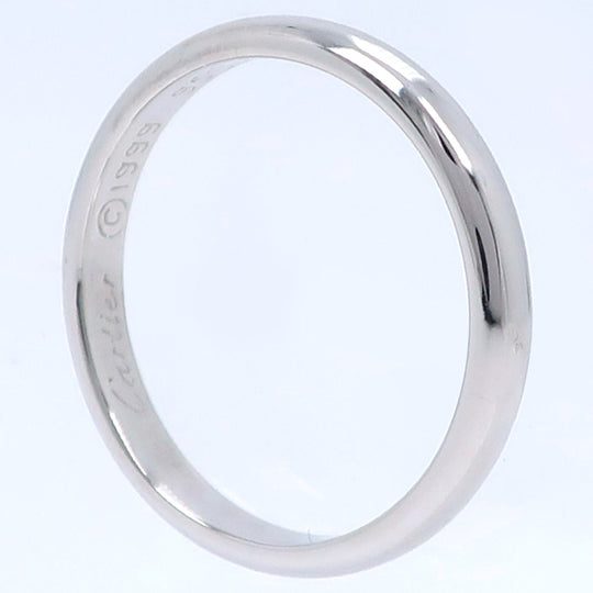 CARTIER Ring Pt950Platinum Silver 1895 wedding ring Women 47 Used Authentic